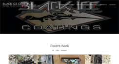 Desktop Screenshot of blackicecoatings.com
